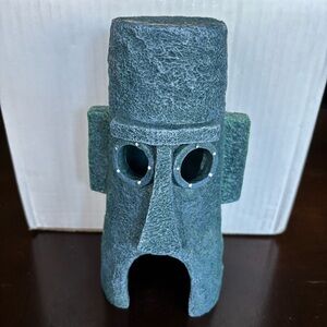 Nickelodeon SpongeBob Square Pants Easter Island Home Aquarium Fish Tank Decor